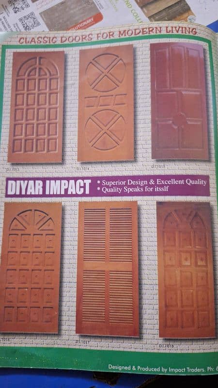 PVC door / wood door / ply door/ pasting door 0