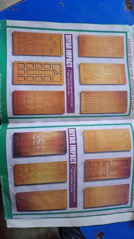 PVC door / wood door / ply door/ pasting door 2