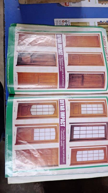 PVC door / wood door / ply door/ pasting door 3