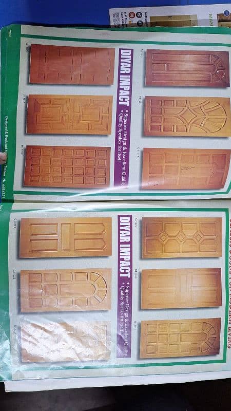 PVC door / wood door / ply door/ pasting door 4