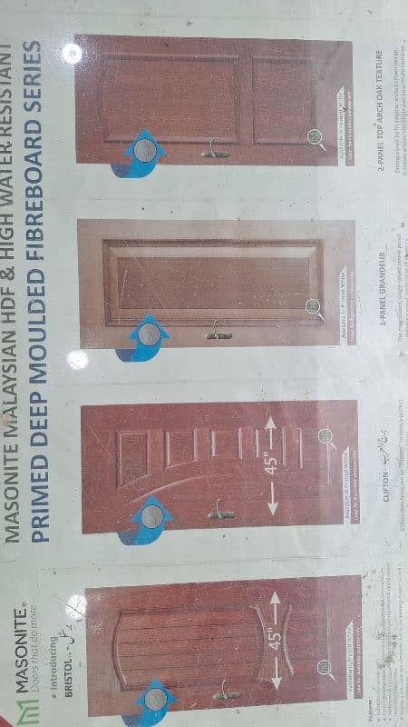 PVC door / wood door / ply door/ pasting door 9