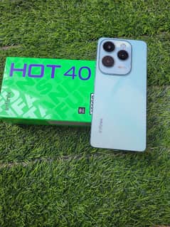 infinix Hot 40 8Gb 128Gb ( 5000 Mah. 108Mp Cam ) 6 Month waranty 10/10