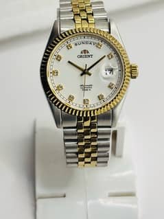 Rare Orient president automatic two tone men’s watch