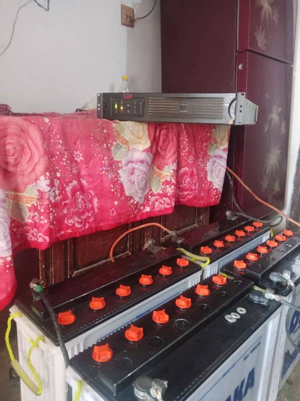 1800 tubewell battery APC UPS for sale 10 condition 1