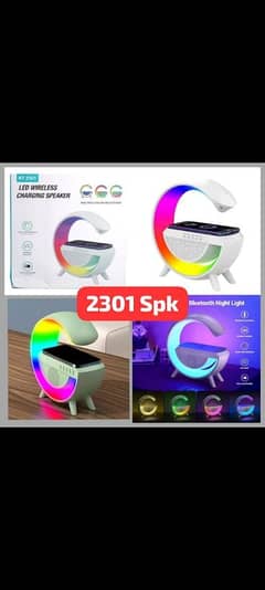 LED WIRELESS CHARGING SPEAKER