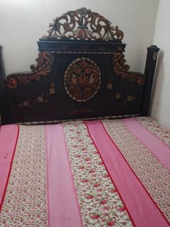 double bed with spring matress