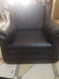 leather sofa