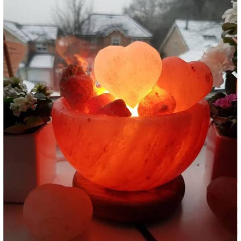 Himalayan Pink Salt Lamp Bowl Salt Lamp Natural Salt Lamp large 100% 0