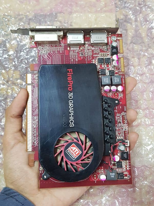 AMD ATI FirePro V4800 3D 1GB GDDR5 Graphic Card (Fresh Condition) 2