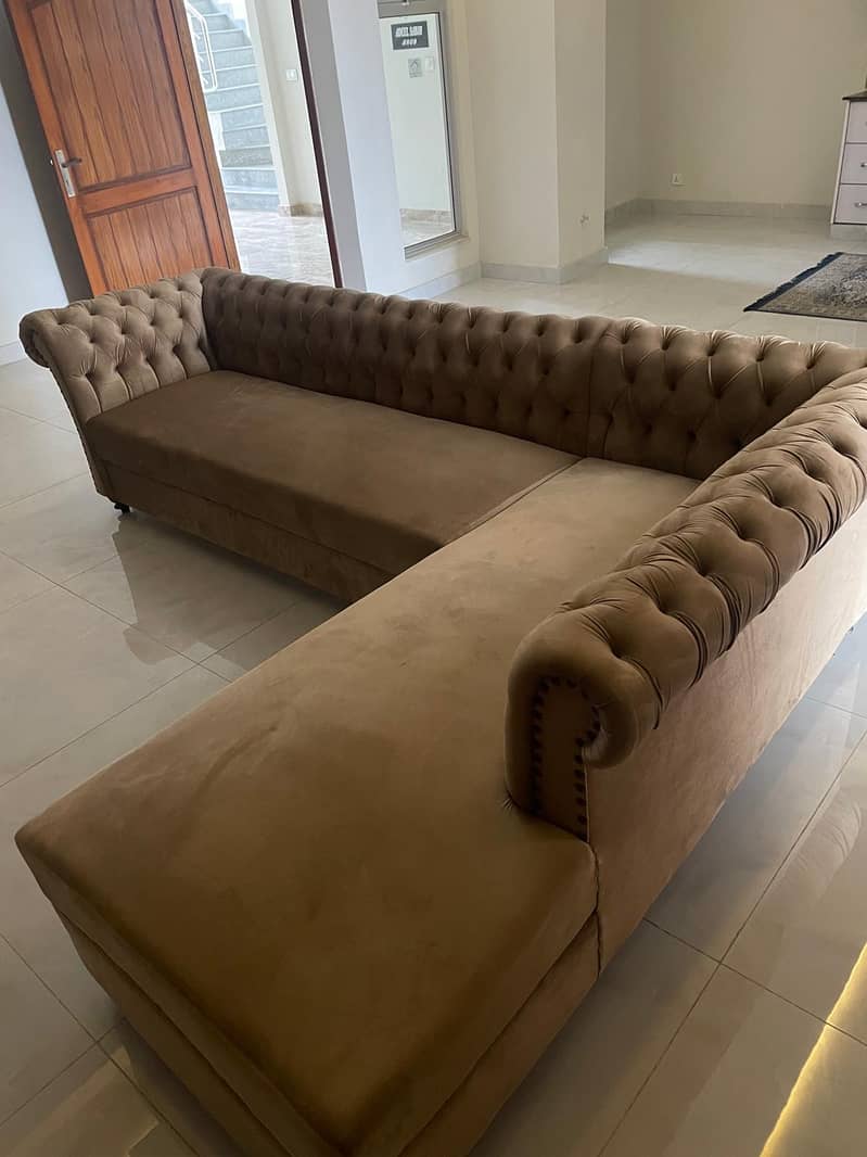 L shaped 7 seater sofa 1