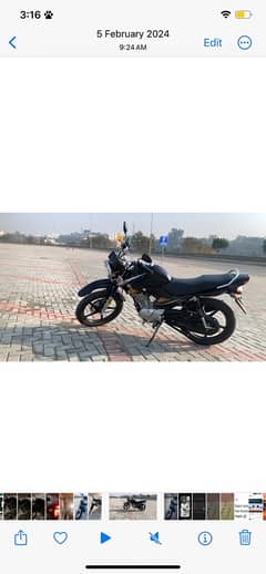 Yamaha YBR G 125 , black color