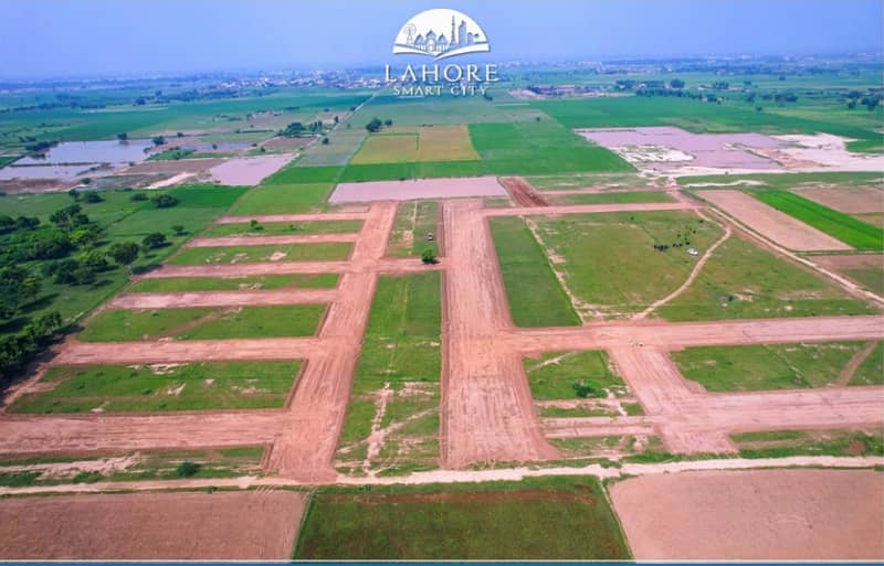 3.5 MARLA PLOT AVAILABLE FOR SALE IN LAHORE SMART CITY OVERSEAS BLOCK ON INSTALLMENT & CASH 4