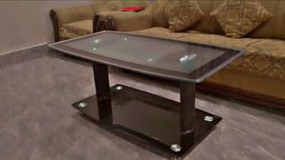 Modern Glass Center Table - Stylish Living Room Table