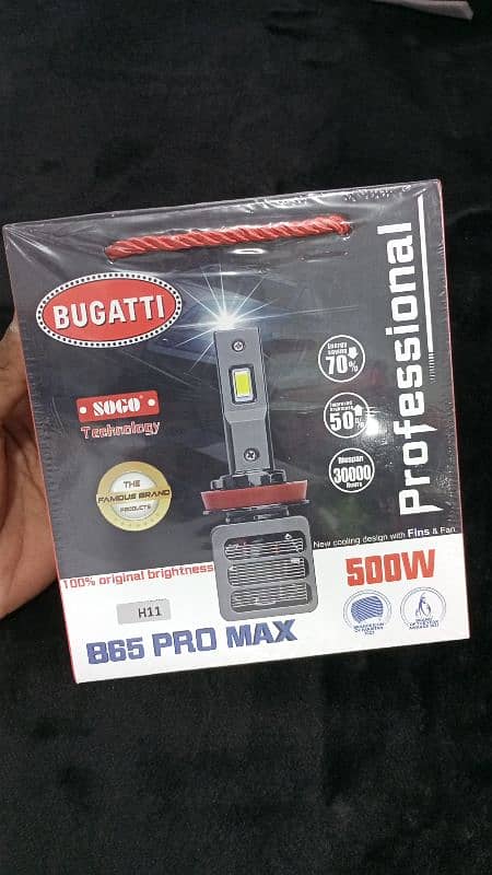 car head lights led bulb 500 watt Bugatti compani 1