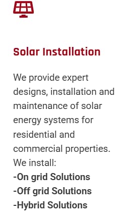 Solar, Building Electrification and Generator Installer 1