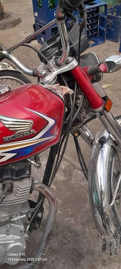 Honda cg 125cc 2021 model janiun bike. My name ragisterd