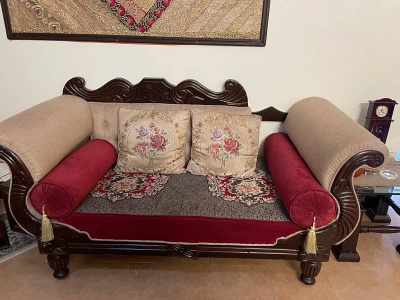 sofa set | with side and centre tables| 7 seater sofa set | 2