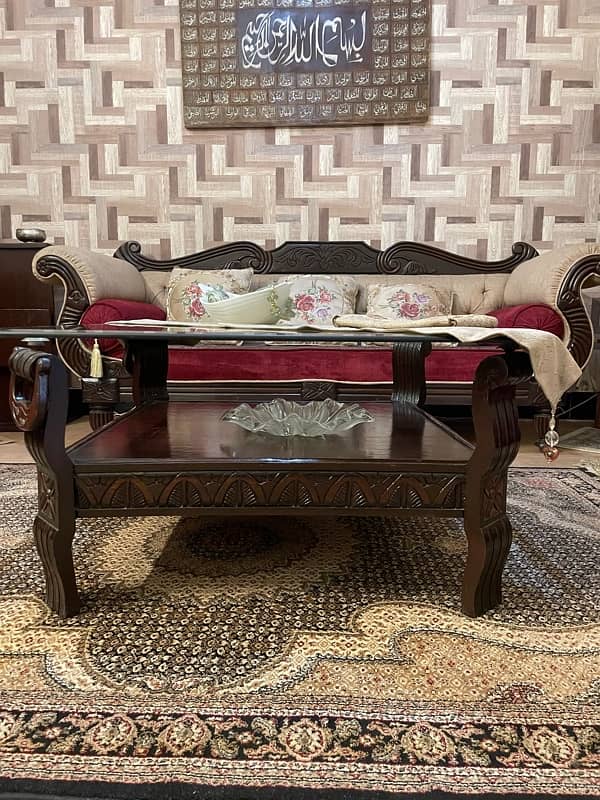 sofa set | with side and centre tables| 7 seater sofa set | 4