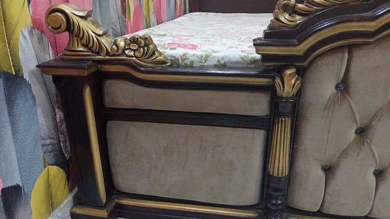 Chinioti Bed in solid 100% taali wood (King Size) used 4