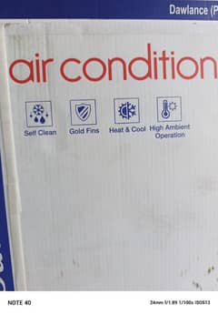 NEW Dawlance Ac 1 Ton Dc Inverter sprinter X 15 (Heat & Cool)