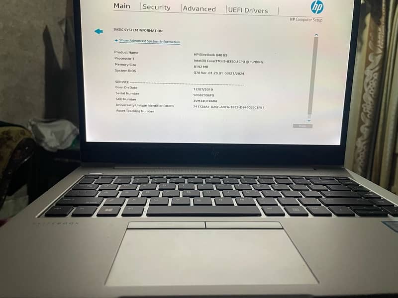 Hp Elite Book 840 G5 Core i5 8th generation Tuch Screen 120 hz 2