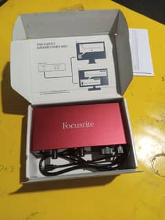 focusrite Scarlett 2i2 third generation type c audio interface