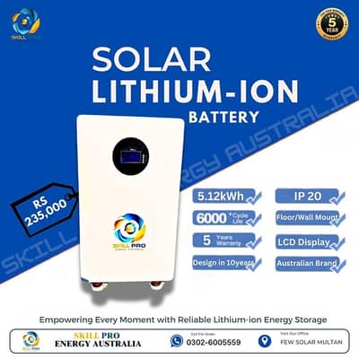 Skill Pro Solar Lithium iron Battery - Batteries - 1098606588