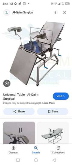 Universal OT table for gynae and general for sale . new