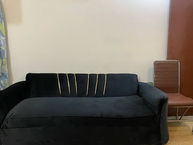 black sofa 7 seater for sale j 2