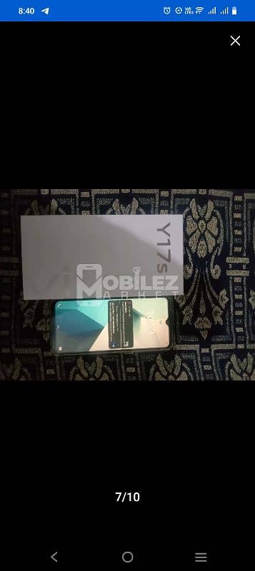 vivo Y17s mobile with 4 + 4 128 Ram Rom and 8MP Front and Back 50+2 MP 3