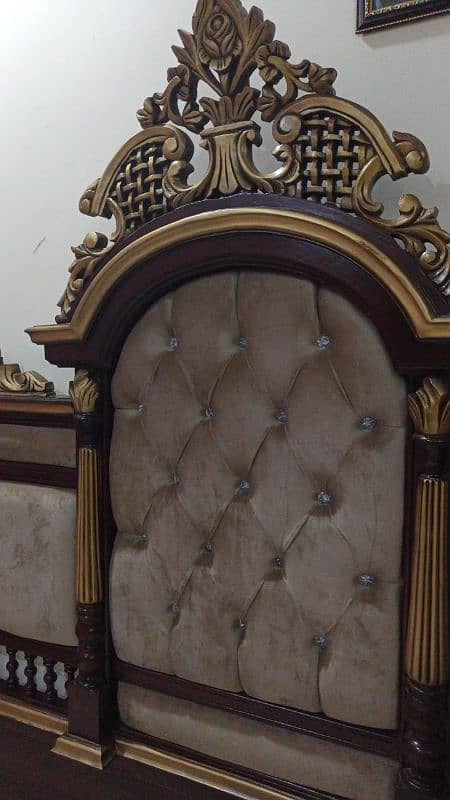 Chinioti Bed in 100% Taali wood used (King Size) 5