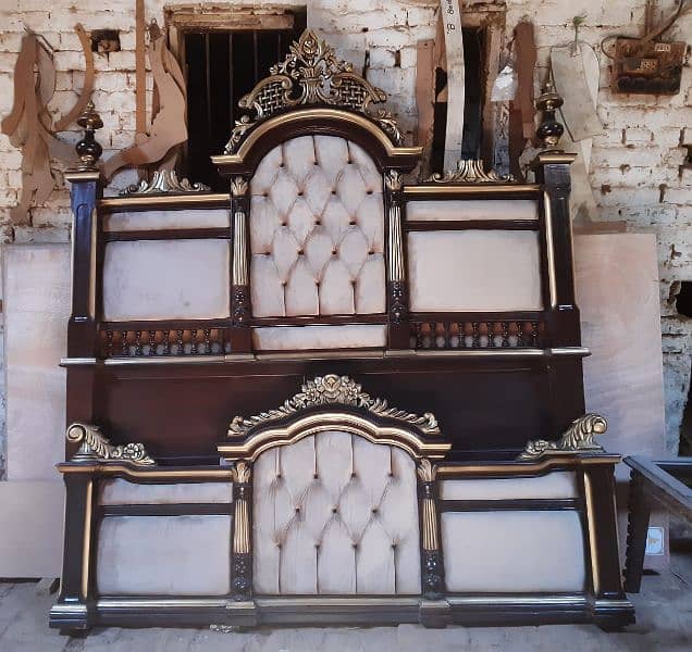 Chinioti Bed in 100% Taali wood used (King Size) 7