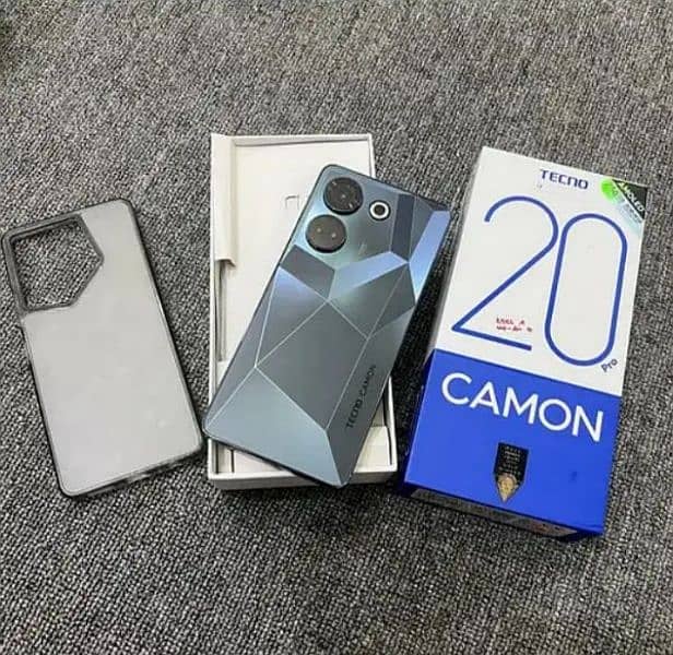 Tecno Camon 20 pro With box and charger 2