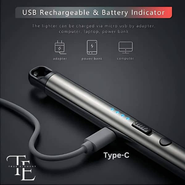 Type-C Rechargeable Electric Lighter 3