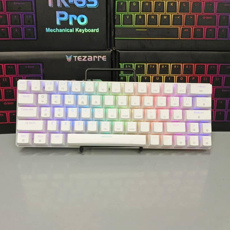 TK 63 Pro Mechanical Wireless RGB Gaming Bluetooth/Wired Keyboard 0