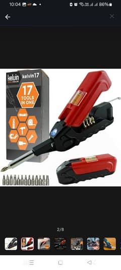 Multipurpose 17 in 1 kelvin tool kit