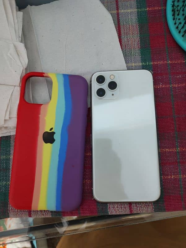 I phone 11 pro Jv064gb battery 73 health only one line side water pack 9