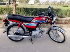 Honda CD 70 Red 04/2024 (First Owner)