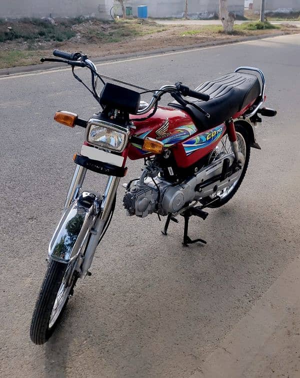 Honda CD 70 Red 04/2024 (First Owner) 2