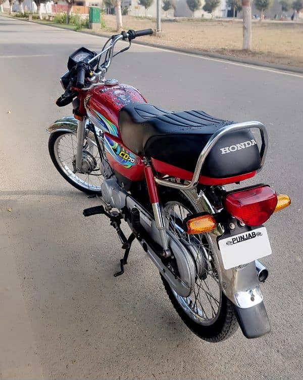 Honda CD 70 Red 04/2024 (First Owner) 8