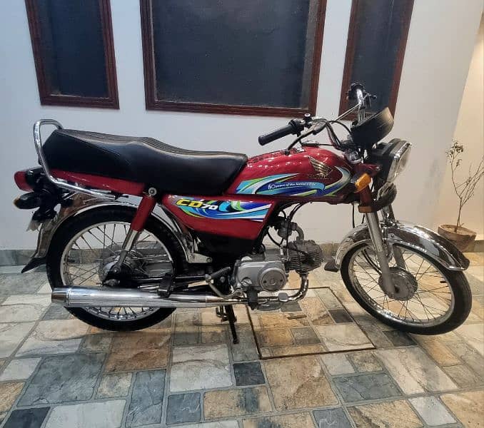 Honda CD 70 Red 04/2024 (First Owner) 10