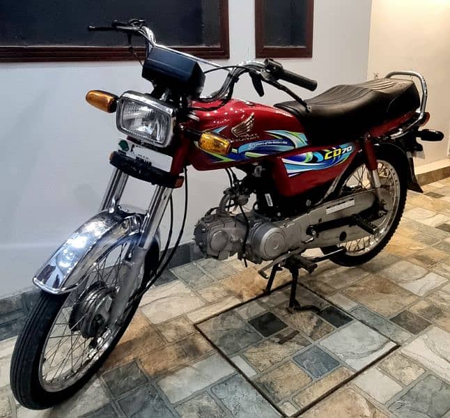 Honda CD 70 Red 04/2024 (First Owner) 12