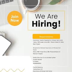 we are hiring employees for call center