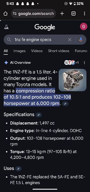 Toyota Corolla SE Saloon 2003 10