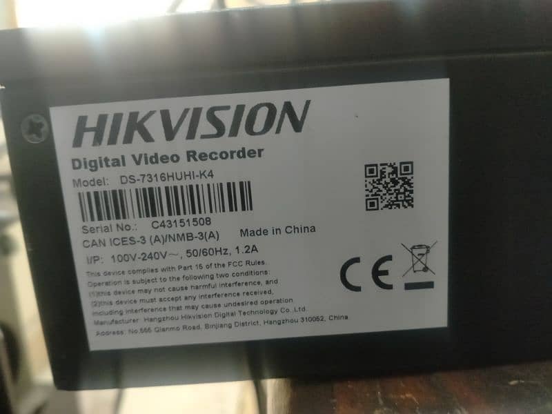 Hikvision 16Ch DVR 8MP with 16Cameras 8MP 2