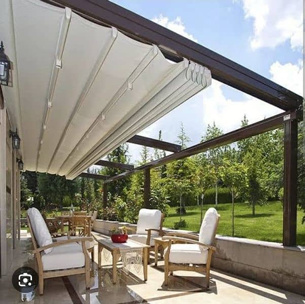 New car parking shades - Tensile fabric - Canopy - Rolling shed -Porch 11