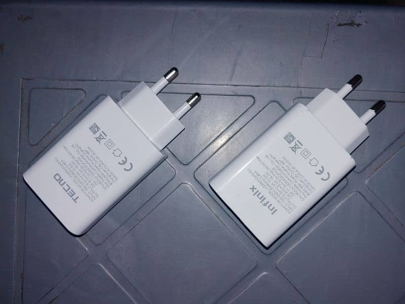 Tecno + Infinix Fast Charger With Fast Charging Cable of 33 watt Power 2