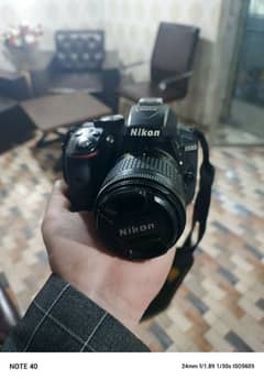 Nikon D5300 with 18 55 lens and bag