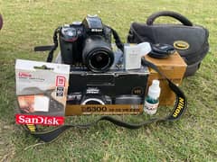 Nikon D5300 with all Accessories