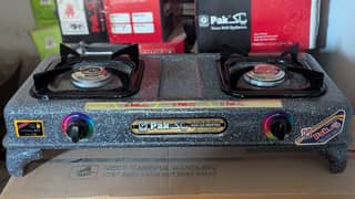 Pak MasterChef - Dual Steel Burner Gas Stove with Heavy Gauge